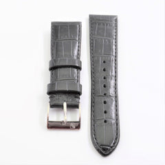 Toscana Unisex 20mm Black Genuine Leather Watch Band