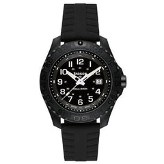 Traser 102904 Men's Professional Type 3 Outdoor Pioneer Black Dial Black Rubber Strap Dive Watch