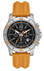 Traser P6602 Extreme Sport Chronograph Orange Rubber Strap Watch
