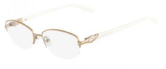 Tres Jolie Women's Eyeglasses - Shiny Gold Frame Demo Lens | 155-710-50-16-135