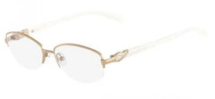 Tres Jolie Women's Eyeglasses - Shiny Gold Frame Demo Lens | 155-710-52-16-135