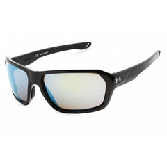 Under Armour Unisex Sunglasses - Black Plastic Frame Blue Ml Lens | UA RECON 0807 W1