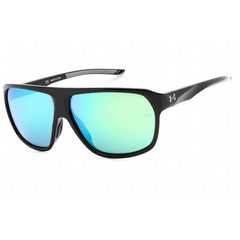 Under Armour Unisex Sunglasses - Black Rectangular Plastic Frame | UA DOMINATE 0807 V8
