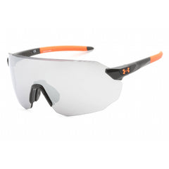 Under Armour Unisex Sunglasses - Grey Shield Frame Silver Lens | UA HALFTIME 0KB7 QI