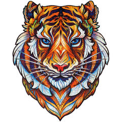 Unidragon Lovely Tiger Wooden Jigsaw Puzzle