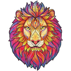 Unidragon Mysterious Lion Wooden Jigsaw Puzzle