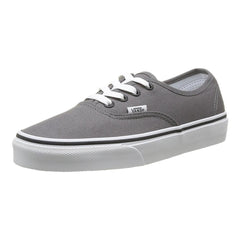 Vans Unisex Authentic Pewter & Black Canvas Skate Shoe |VJRAPBQ