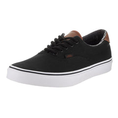 Vans Unisex C&L Era 59 Black & Material Mix Lace-Up Skate Shoe |VA38FSMMK