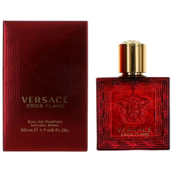 Versace Men's Eau De Parfum Spray - Eros Flame Long Lasting Ammonia Free, 1.7 oz