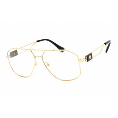 Versace Men's Eyeglasses - Full Rim Aviator Shape Gold Metal Frame | 0VE1287 1002