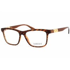 Versace Men's Eyeglasses - Havana Full Rim Plastic Frame Demo Lens | 0VE3319 5354