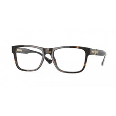 Versace Men's Eyeglasses - Havana Rectangular Frame Demo Lens | VERSACE 0VE3303 108