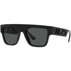 Versace Men's Sunglasses - Black Plastic Square Frame Dark Grey Lens | 4430U GB1/87