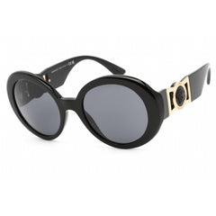 Versace Men's Sunglasses - Full Rim Black Plastic Oval Shape Frame | VE4414 GB1/87