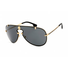 Versace Men's Sunglasses - Full Rim Gold Metal Aviator Shape Frame | VE2243 100287