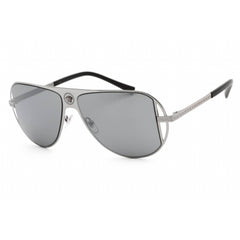 Versace Men's Sunglasses - Full Rim Gunmetal Metal Aviator Shape Frame | VE2212 10016G