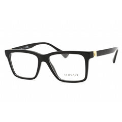Versace Unisex Eyeglasses - Full Rim Rectangular Black Plastic Frame | 0VE3328 GB1