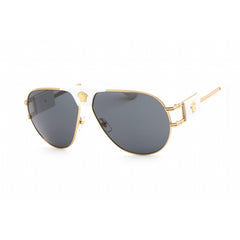Versace Unisex Sunglasses - Full Rim Gold Metal Pilot Shape Frame | 0VE2252 147187