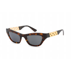 Versace Unisex Sunglasses - Full Rim Havana Plastic Oval Shape Frame | 0VE4419 108/87