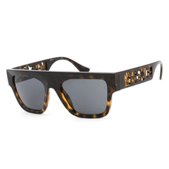 Versace Unisex Sunglasses - Havana Plastic Square Full Rim Frame | VE4430U 108/87