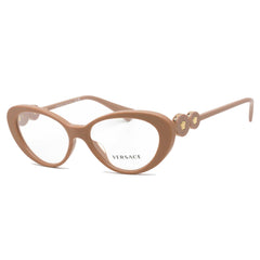 Versace Women's Eyeglasses - Beige Plastic Frame Clear Demo Lens | 0VE3331U 5383