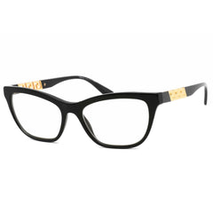 Versace Women's Eyeglasses - Black Cat Eye Plastic Frame Clear Demo Lens | 0VE3318 GB1