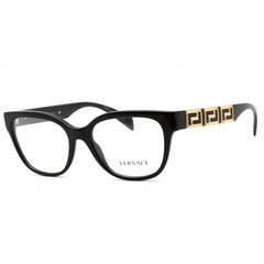 Versace Women's Eyeglasses - Clear Lens Cat Eye Black Plastic Frame | 0VE3338 GB1