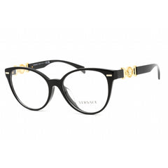 Versace Women's Eyeglasses - Full Rim Cat Eye Shape Black Plastic Frame | 0VE3334F GB1