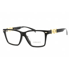 Versace Women's Eyeglasses - Full Rim Rectangular Black Plastic Frame | 0VE3335F GB1