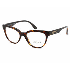 Versace Women's Eyeglasses - Havana Cat-Eye Full-Rim Plastic Frame | 0VE3315 108