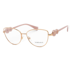 Versace Women's Eyeglasses - Rose Gold Cat Eye Metal Frame Demo Lens | 0VE1284 1412