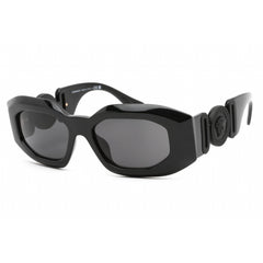 Versace Women's Sunglasses - Full Rim Black Plastic Oval Shape Frame | VE4425U 536087