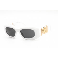 Versace Women's Sunglasses - Full Rim White Plastic Round Frame | VE4425U 314/87