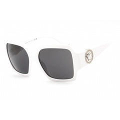 Versace Women's Sunglasses - Full Rim White Plastic Square Frame | 0VE4453 314/87