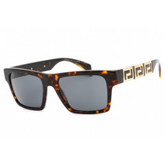 Versace Women's Sunglasses - Havana Plastic Rectangular Shape Frame | 0VE4445 108/87