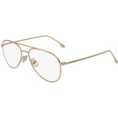 Victoria Beckham Unisex Eyeglasses - Gold Aviator Frame | VICTORIA BECKHAM VB2103 714
