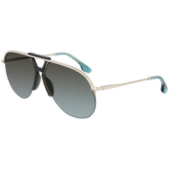 Victoria Beckham Women's Sunglasses - Gradient Dark Green Lens Aviator | VB222S 704