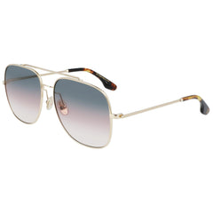 Victoria Beckham Women's Sunglasses - Petrol and Sand Lens Square Frame | VB215S 756