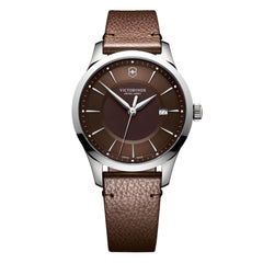 Victorinox Swiss Army Alliance Brown Dial Leather Men's Watch 241805