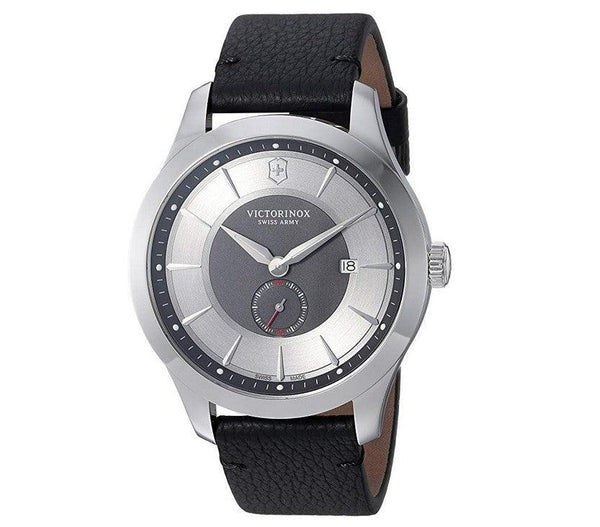 ネイパSALE Victorinox Swiss Army Alliance Men's Watch 241765 Black Leather