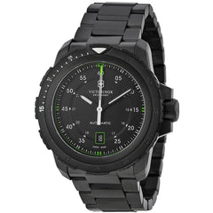 Victorinox Swiss Army Men's Automatic Watch - Alpnach Black Dial Bracelet | 241684