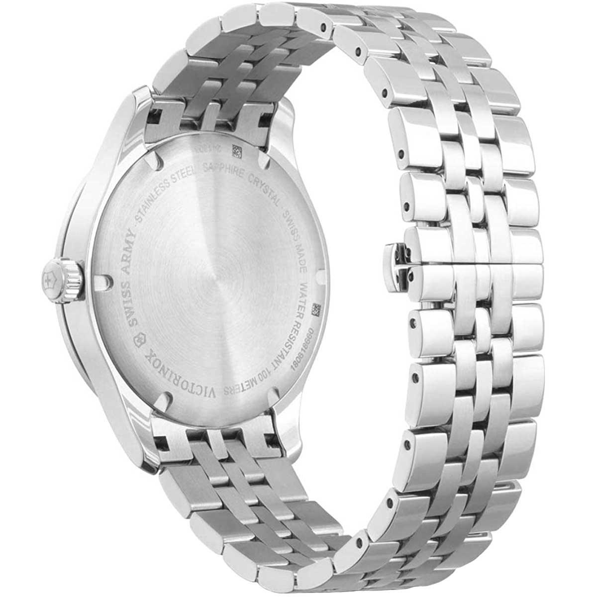 スチームメイデン スパイラルキューティ Victorinox Swiss Army Men's Quartz Watch - Alliance Silver Steel
