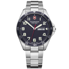 Victorinox Swiss Army Men's Quartz Watch - Fieldforce Blue Dial Bracelet | 241851