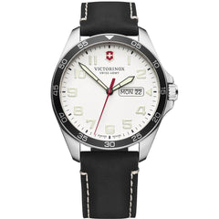 Victorinox Swiss Army Men's Quartz Watch - Fieldforce White Dial Strap | 241847
