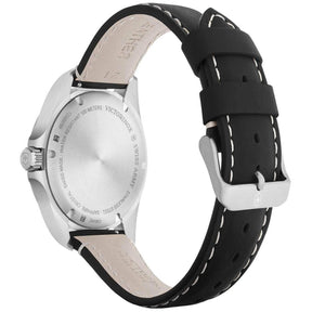 Victorinox Swiss Army Men's Quartz Watch - Heritage Black Dial Leather