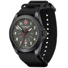 Victorinox Swiss Army Men's Quartz Watch - Heritage Green Dial Fabric Strap | 241972