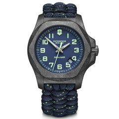 Victorinox Swiss Army Men's Quartz Watch - I.N.O.X. Carbon Blue Strap | 241860