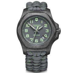Victorinox Swiss Army Men's Quartz Watch - I.N.O.X. Carbon Grey Strap | 241860