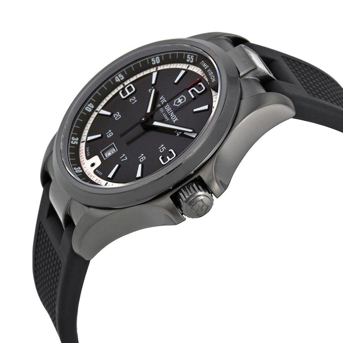 Victorinox Swiss Army Men's Quartz Watch - Night Vision Black Dial