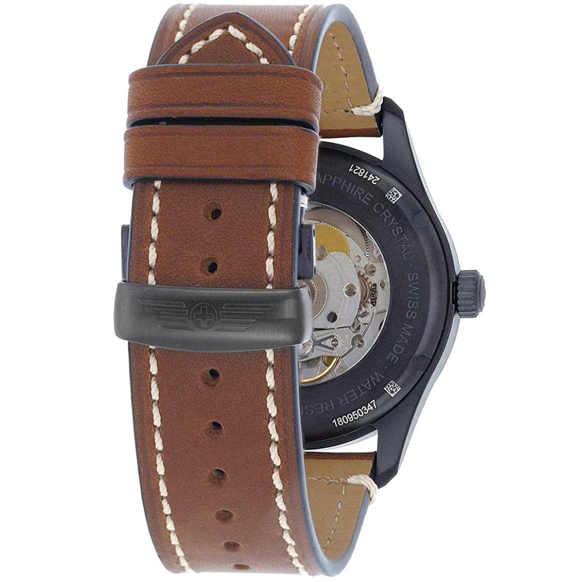 Victorinox Swiss Army Men s Watch Airboss Mechanical Automatic Black Dial 241821